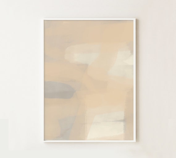Abstract Print, Warm Wall Art, Coral Blush Beige Art, Neutral Color Art,  Original Artwork, Art Print Download, Abstract Painting, Home Decor -   Canada