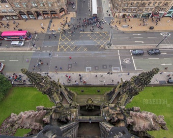 Princes Street from the Scott's Monument