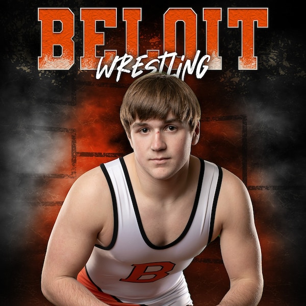 Wrestling 24x36 Banner Template Etsy