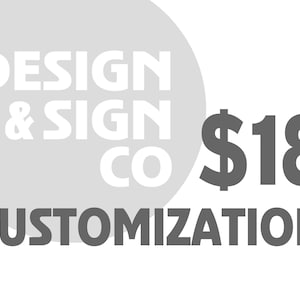 CUSTOMIZATION *We add your photos for you