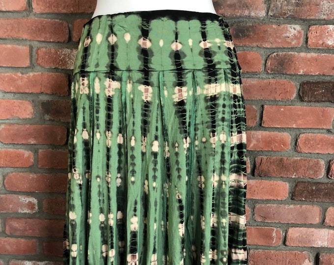 Mozambique Tie Dye Panel Skirt