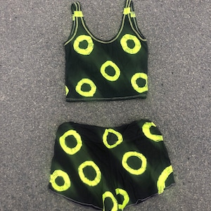 Phish Donut  short/crop set!