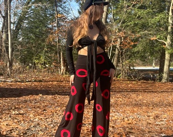 Phish Donut Palazzo Yoga Pants