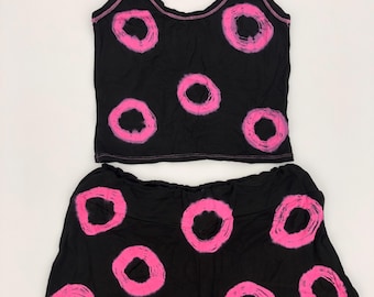 Phish Donut  short/crop set!