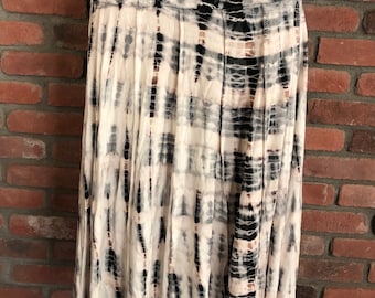 Mozambique Tie Dye Panel Skirt