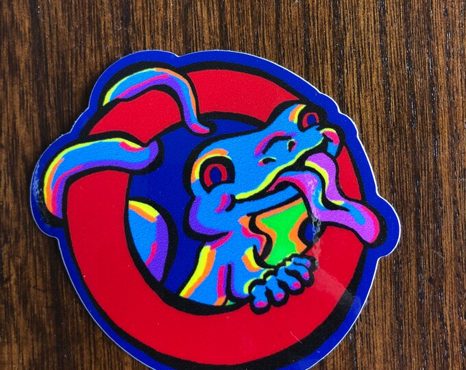 Lizards phish sticker