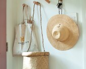 Seagrass Hanging Basket - Entry way Basket - Catchall Basket - Housewarming Gift