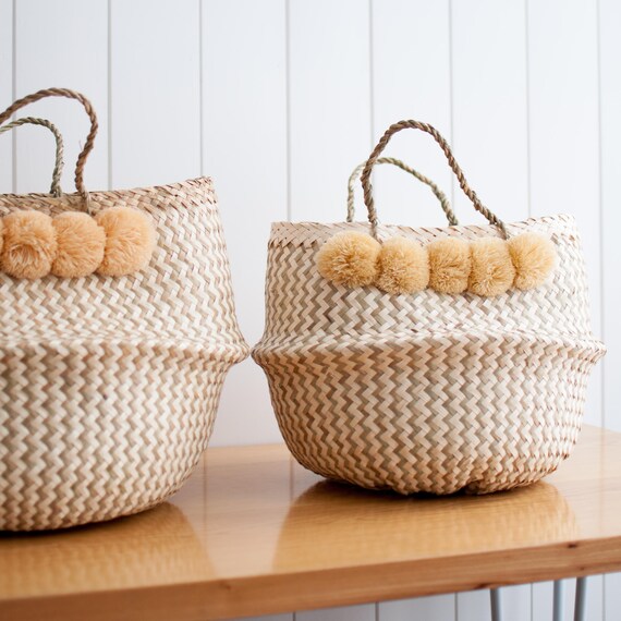 cream toy storage