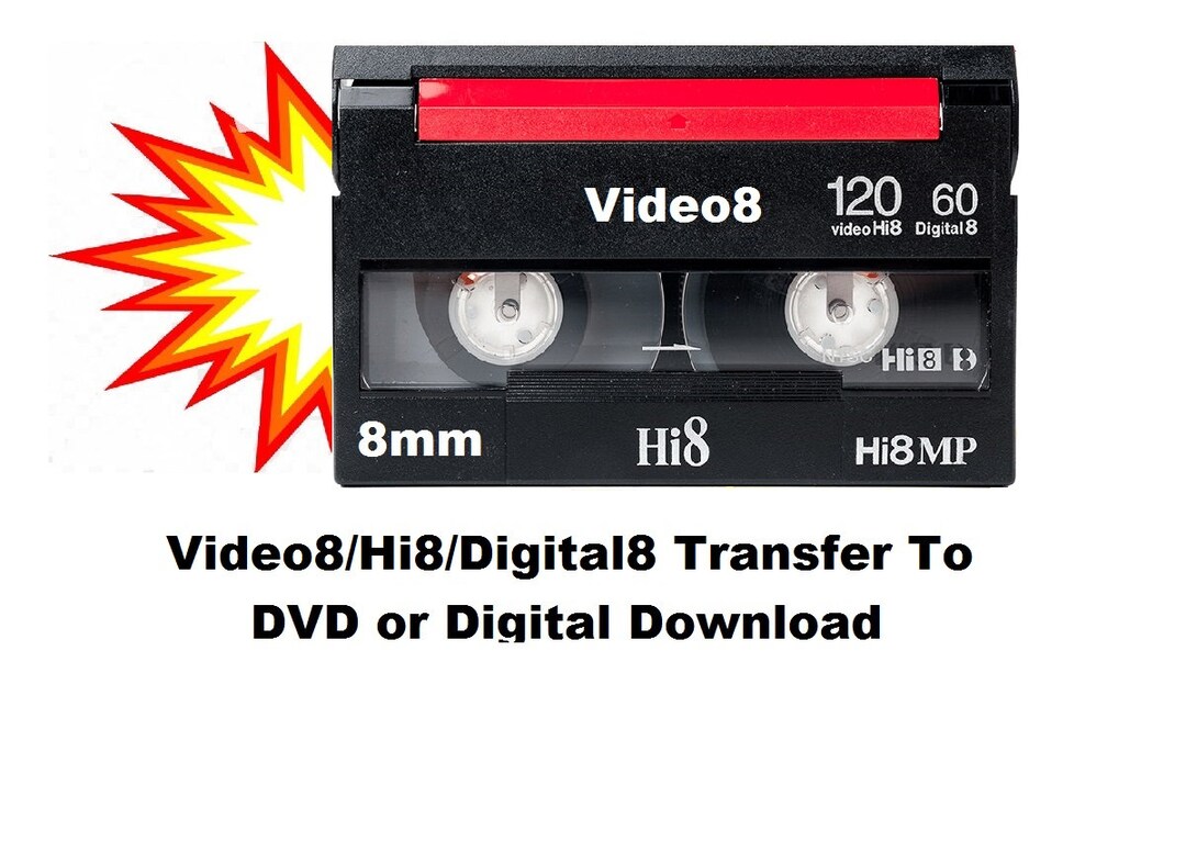 Hi8 Transfer to DVD Etsy