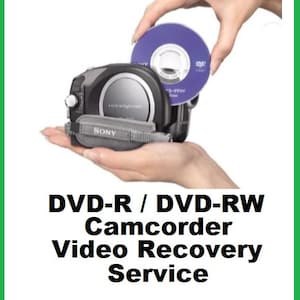 Camcorder Mini DVD-R/DVD-RW Video Recovery