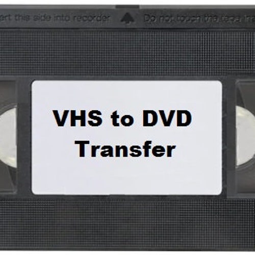 VHS Transfer to DVD Service Etsy