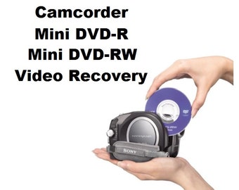 Camcorder Mini DVD-R/DVD-RW Video Recovery