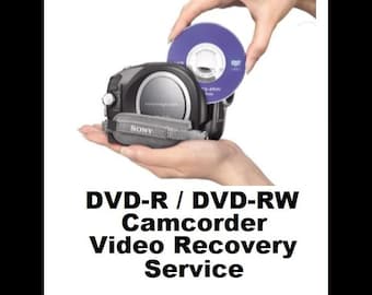 Recuperación de vídeo de minicámaras DVD-R/DVD-RW