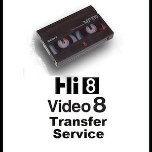 Hi8 transfer to Internet Download MP4 or DVD