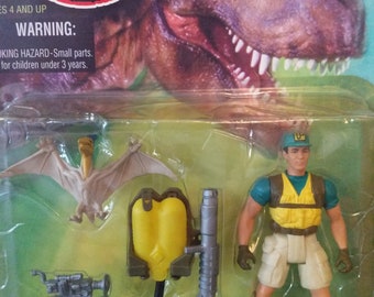 Vintage Nick Van Owen Action Figure the Lost World Jurassic Park