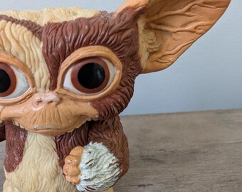 Peluche Vintage Guizmo (Gizmo) Des Gremlins - Orli Jouet 1984 Warner Bros - 26 Cm