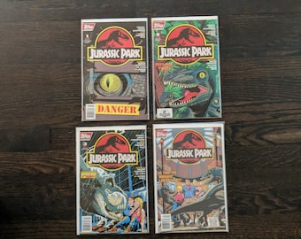 Buy Vintage Jurassic Park Comic Books Set: 1993 Topps Issues 1-4