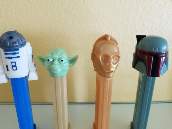 vintage star wars pez dispensers