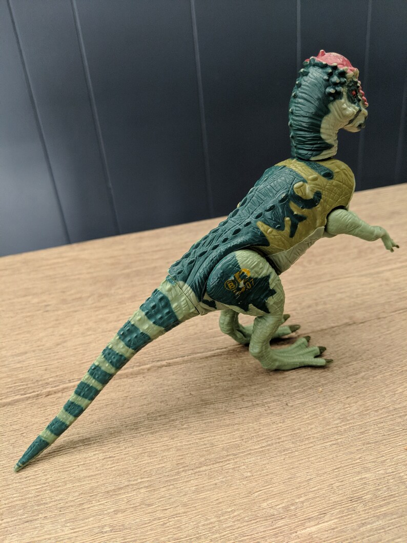 The Lost World Vintage Jurassic Park Pachycephalosaurus Ram Head Dinosaurs 1997 Kenner Moving Action figures Head ramming Jurassic Park Toy