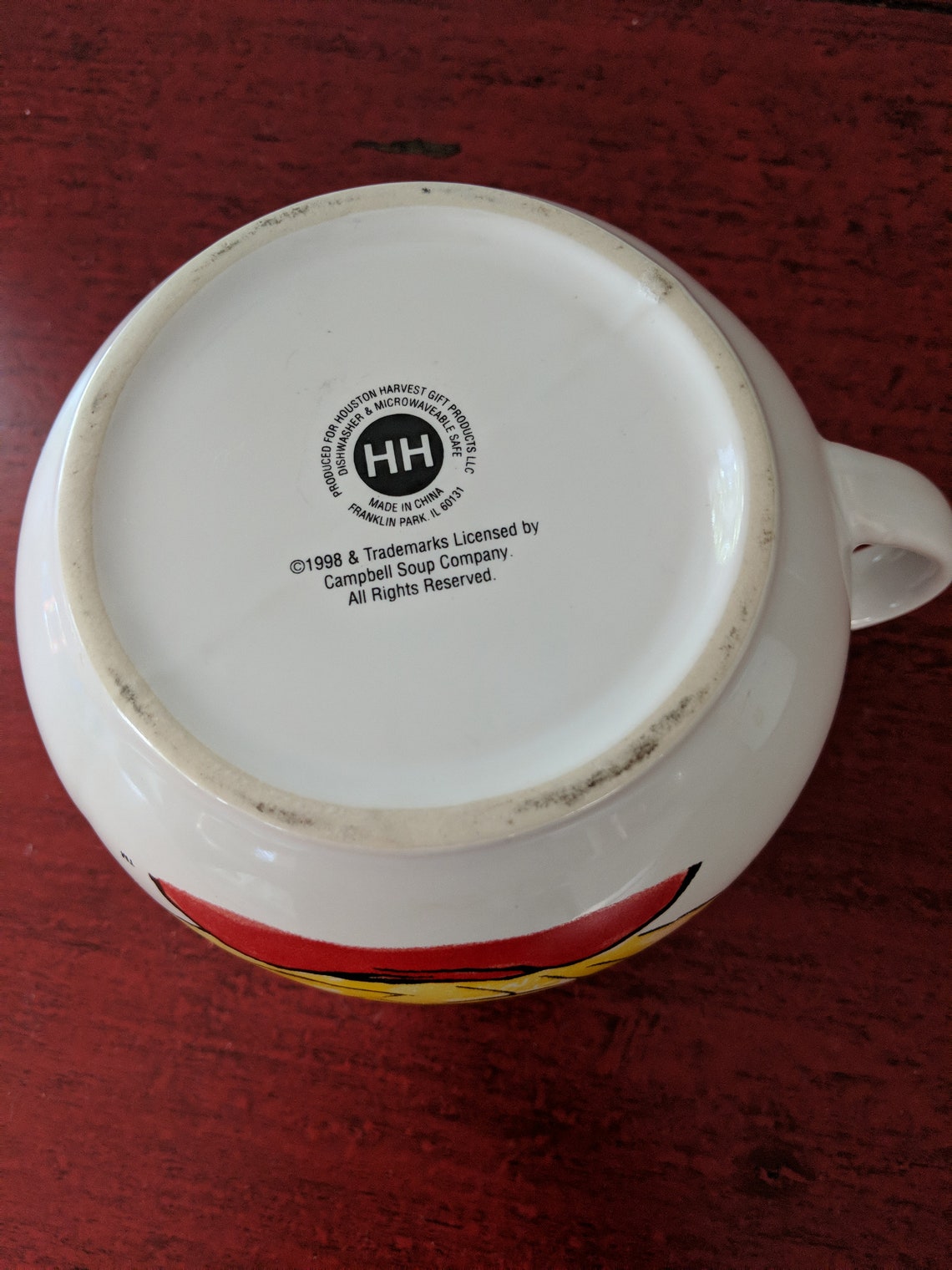 Campbell's Soup Mugs 1998 Vintage Coffee or Tea Mug Etsy