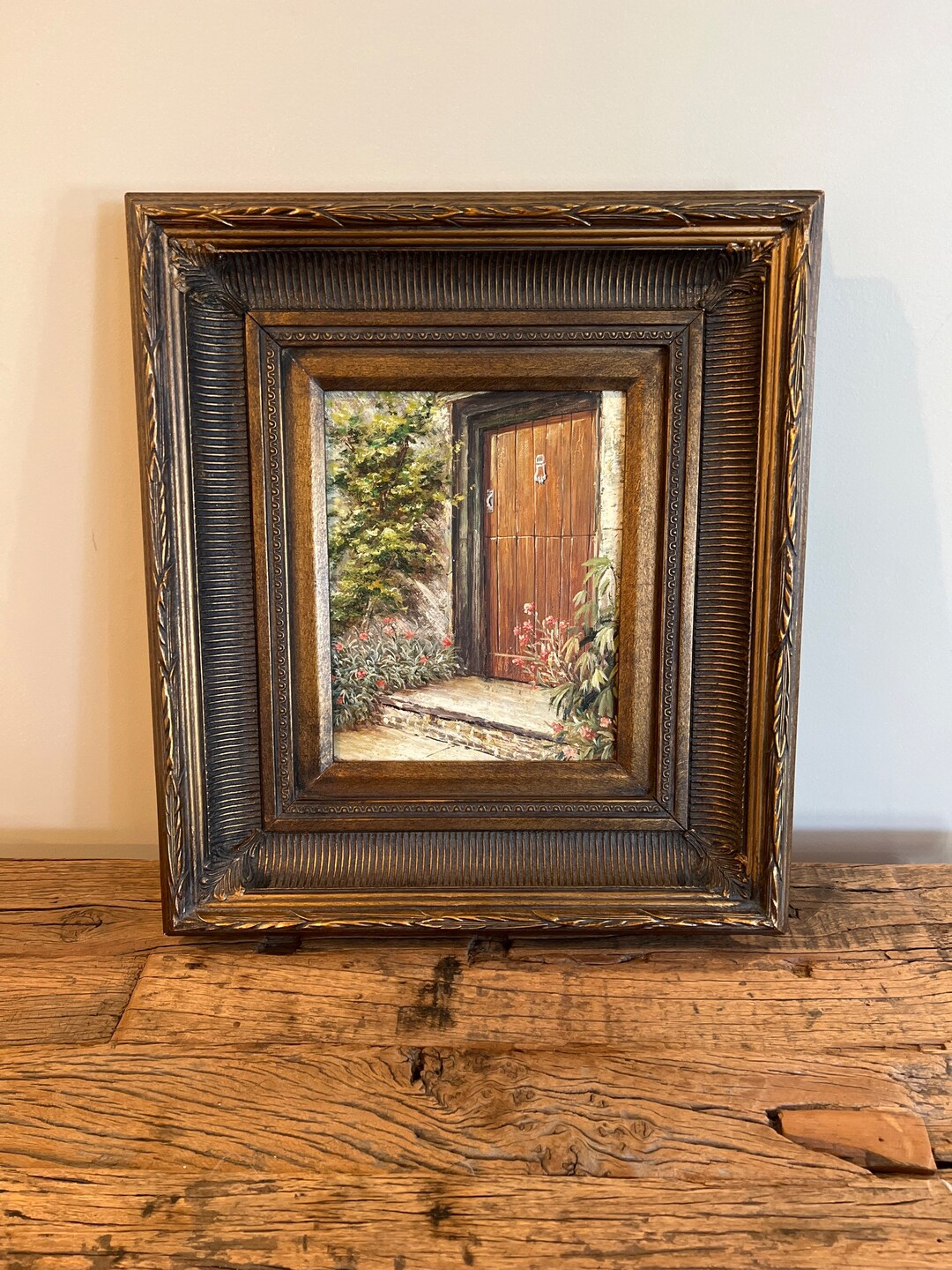 Vintage Fine Gilt and Gesso Wood Frame 18 With Original Newer Etsy