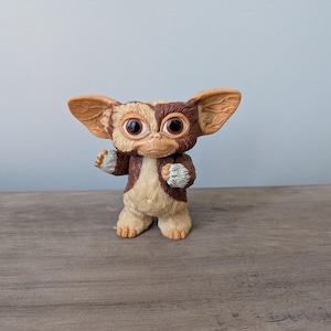 Gremlins Toy Gizmo, Mogwai 3.5&quot; Warner Bros toys, Movie Collectablle Vintage Gremlins, Movie Gizmo poseable figure Gremlin Gifts Christmas