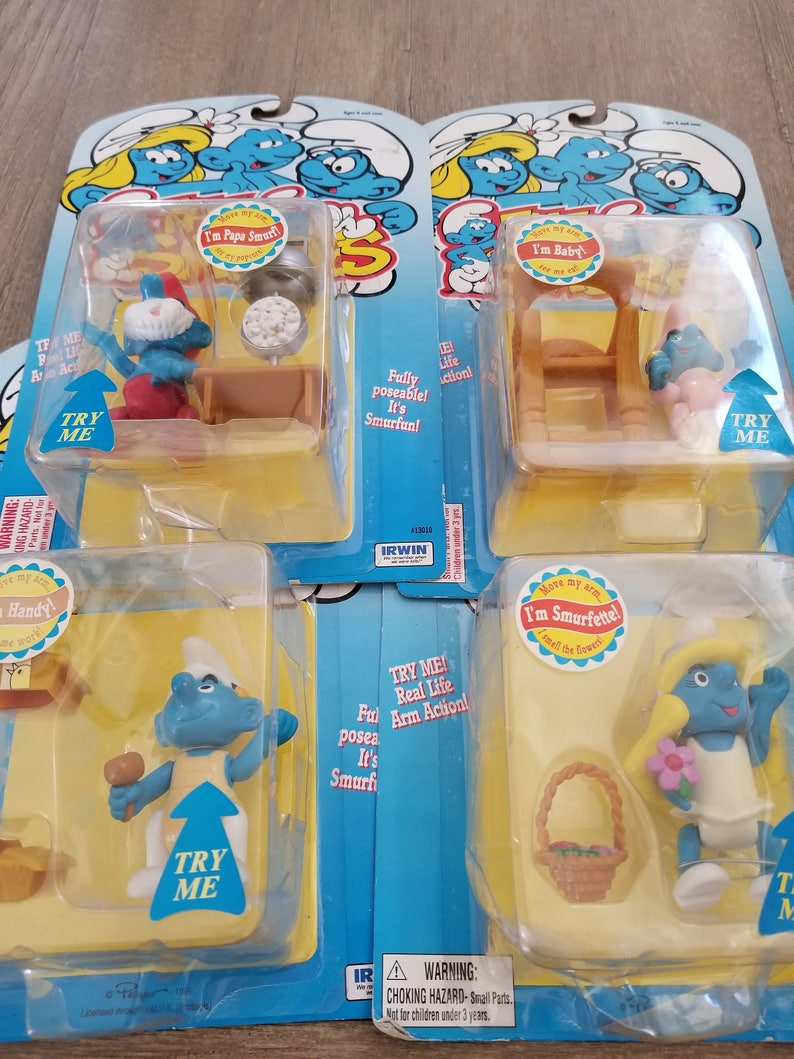 the smurfs action figures