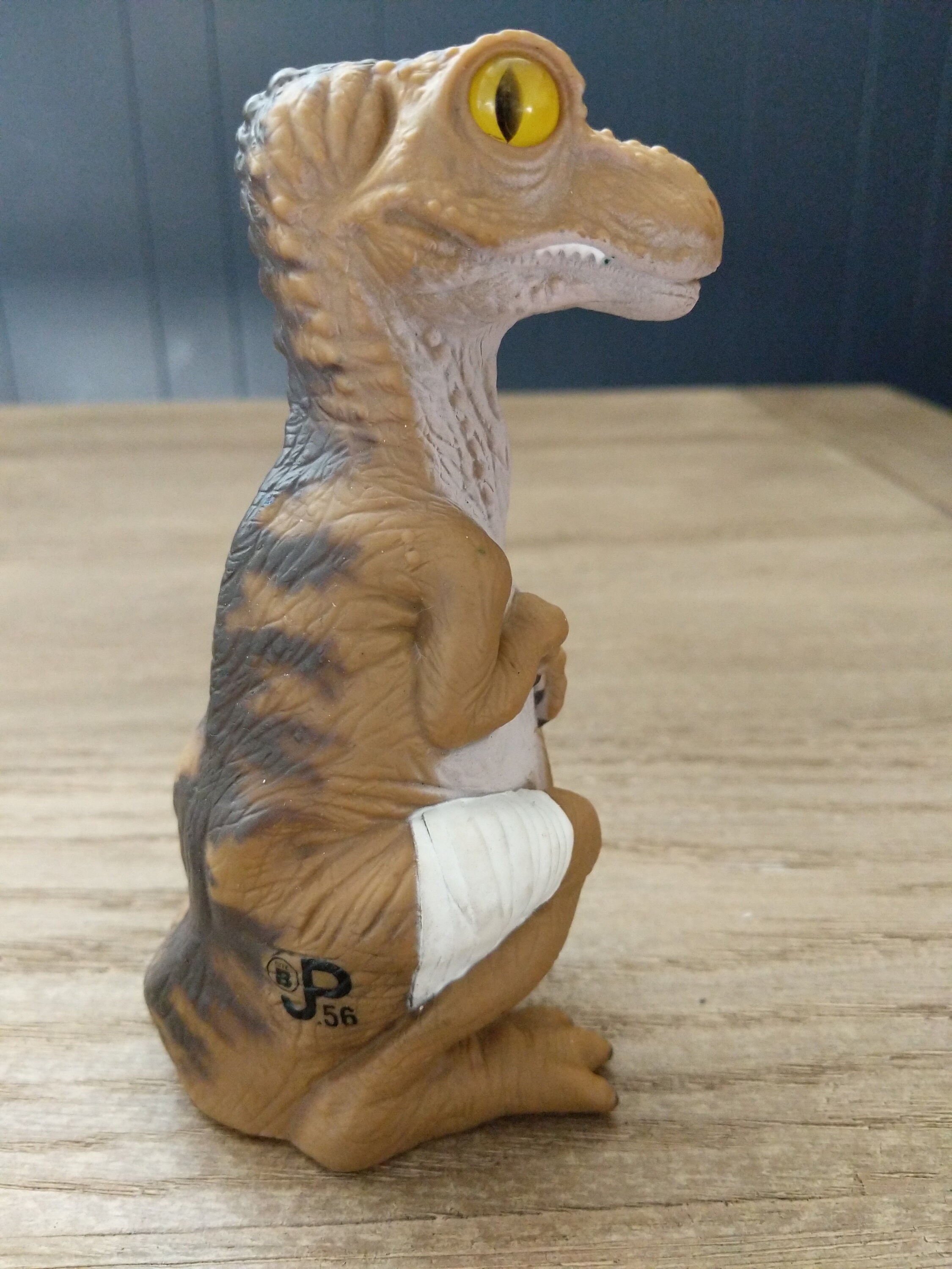 Jurassic Park Toy T-Rex Baby, Hatchling Injured, Vintage Jurassic Park Toy T-Rex Baby, Hatchling Injured, Vintage