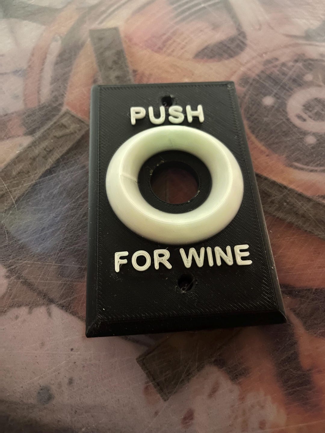 Custom Push Button Plate for Single Gang Opening - Etsy