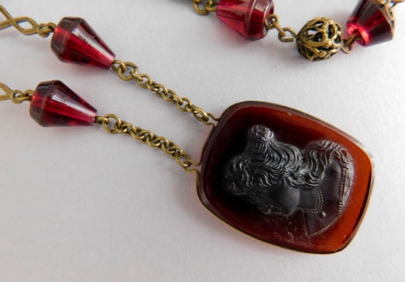Antique, Victorian Revival, Czech, Neiger, Glass C