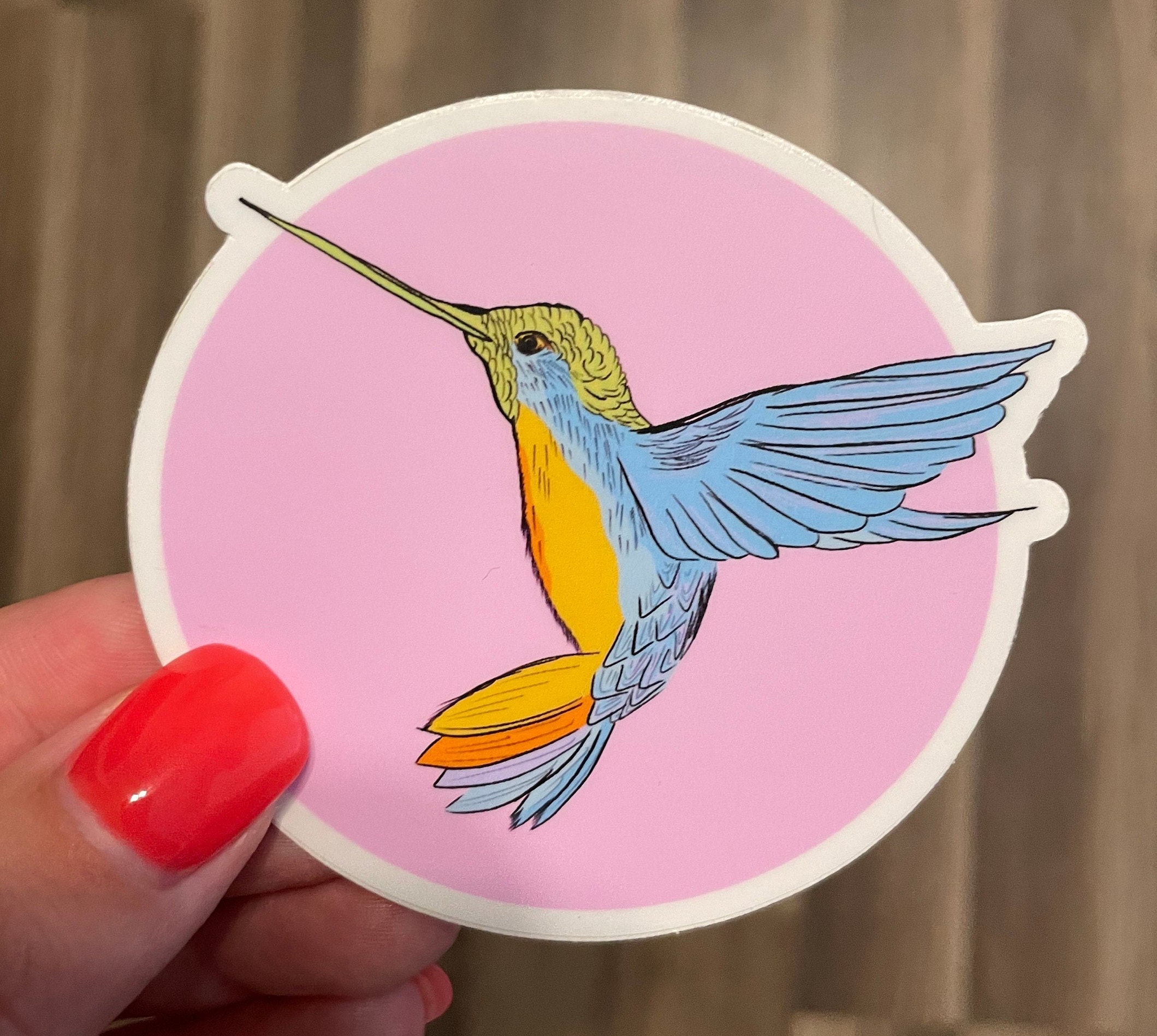 Hummingbird Sticker - Etsy