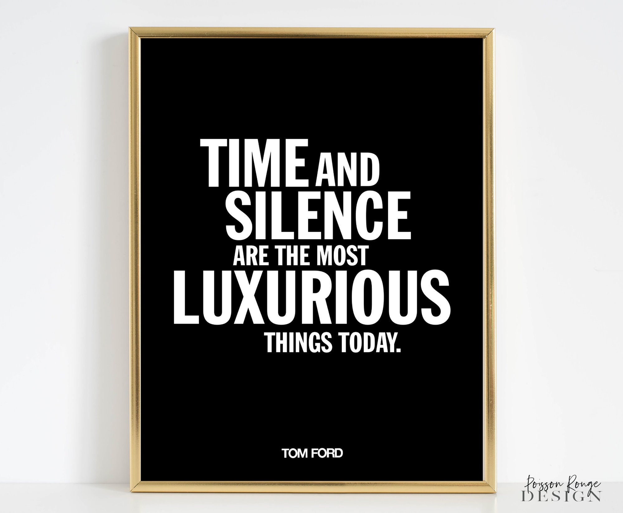 Tom Ford Quote Art - Etsy