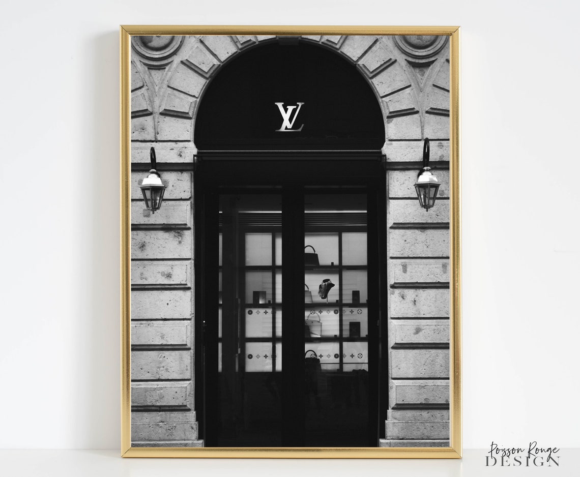 Fashion Store Wall Art Designer Wall Art Paris Fashion Etsy