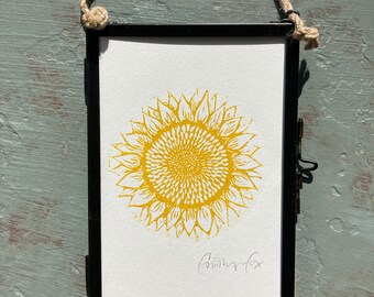 Sunflower Mini Print