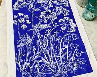 Hedgerow Blossom Tea Towel