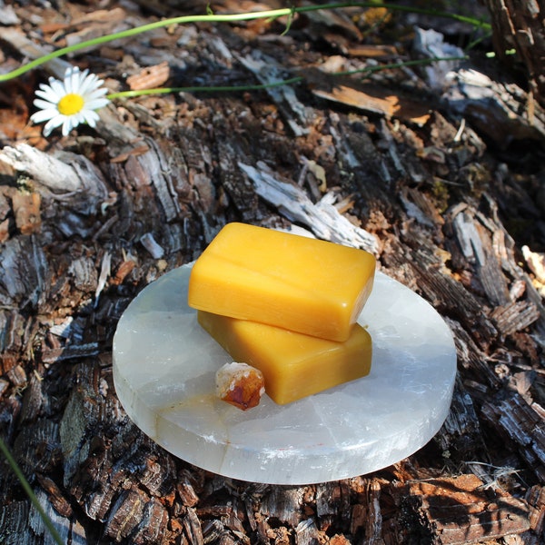 Pure Beeswax Brick, 100% Beeswax- Oregon Beeswax