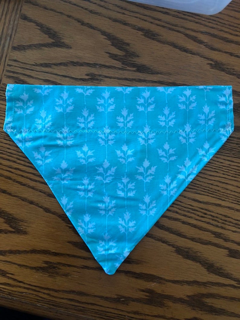 Teal Over The Collar Bandana
