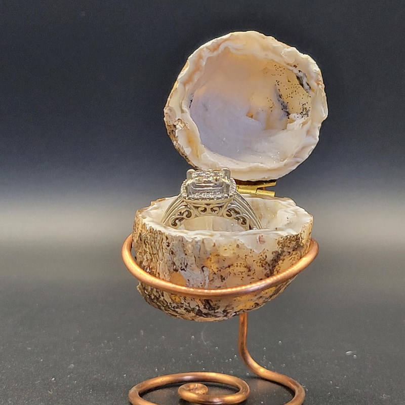 Geode Ring Box - Etsy