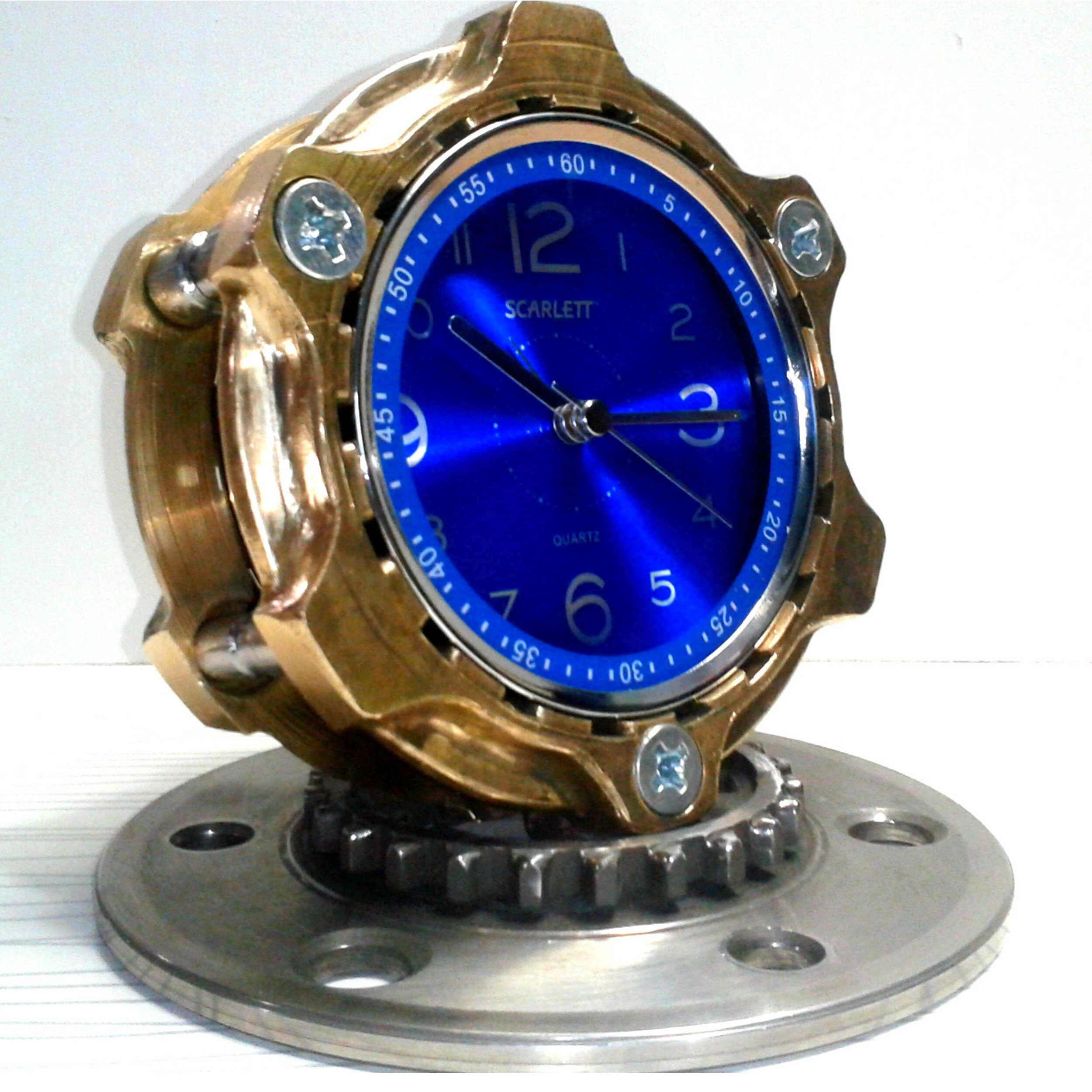 Unique desktop Alarm Clocktop conditionHandmadeGarage Etsy