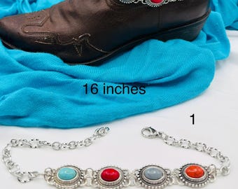 Western Boot Blink Jewelry, Adjustable Metal Boot Bracelet