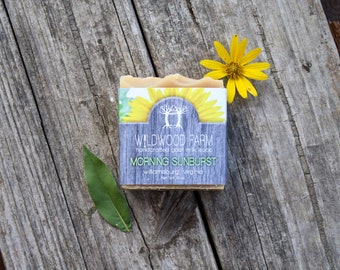 Morning Sunburst Goat Milk Soap - Handcrafted Natural Soap