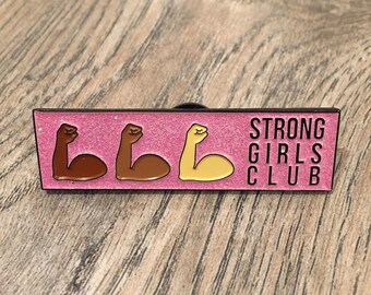Strong Girls Club Enamel Pin