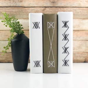 Books for Shelf Decor, One of a Kind Home Decor, Handmade Books for Decor, Boho Home Decor