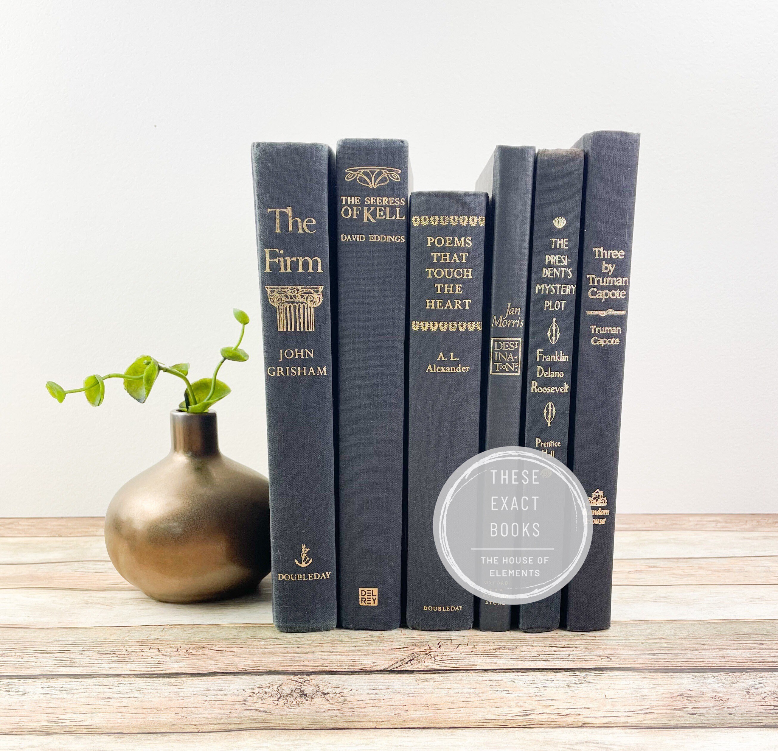 LA JOLLA 4 PC SET Decorative Sphere Bookends, Designer Books – NestSet