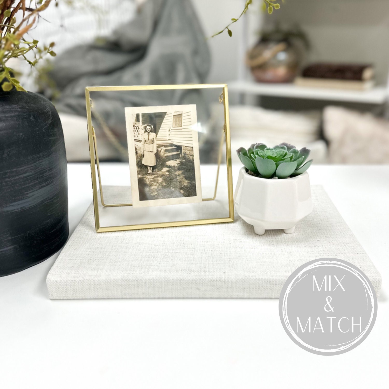 Coffee Table Books for Living Room Decor, White Large Books, Designer Books