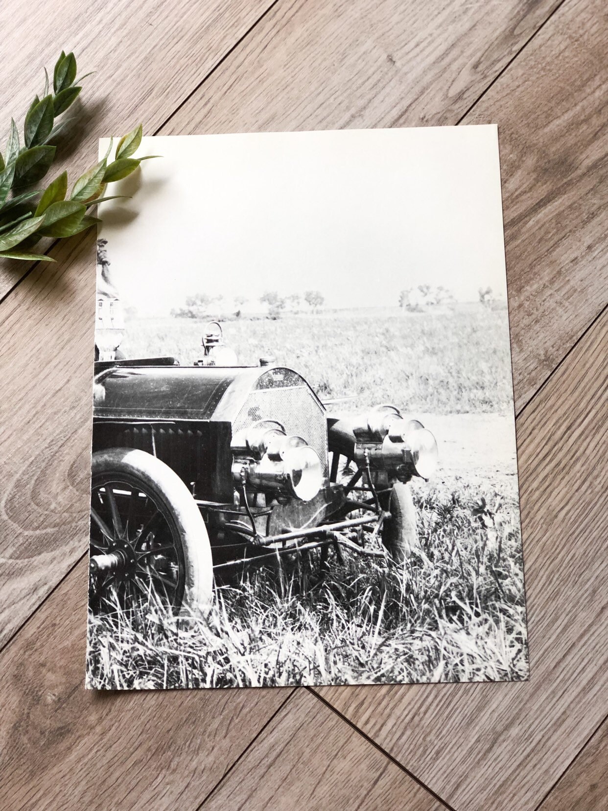 Vintage Car Wall Art / Black and White Etsy