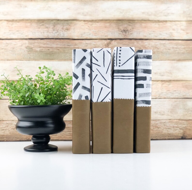 Linen Covered Books Etsy