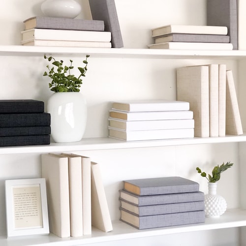 Unbound Book Bundle//books for Decorating /home Books/neutral Etsy
