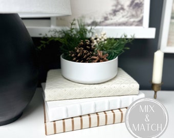 Decorative Books for Living Room Decor, Book Set for Shelf Decor, Book Bundle, Table Decor