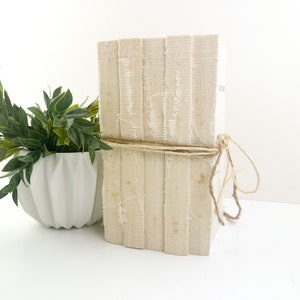 Books for Decoration, Distressed Book Set, Farmhouse Decor